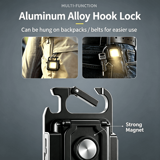 Mini COB Keychain Work Light — A Pocket-Sized Light for Everyday Emergencies