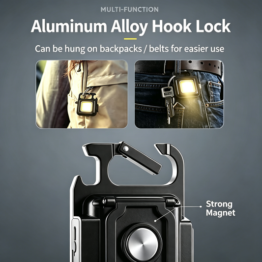 Mini COB Keychain Work Light — A Pocket-Sized Light for Everyday Emergencies