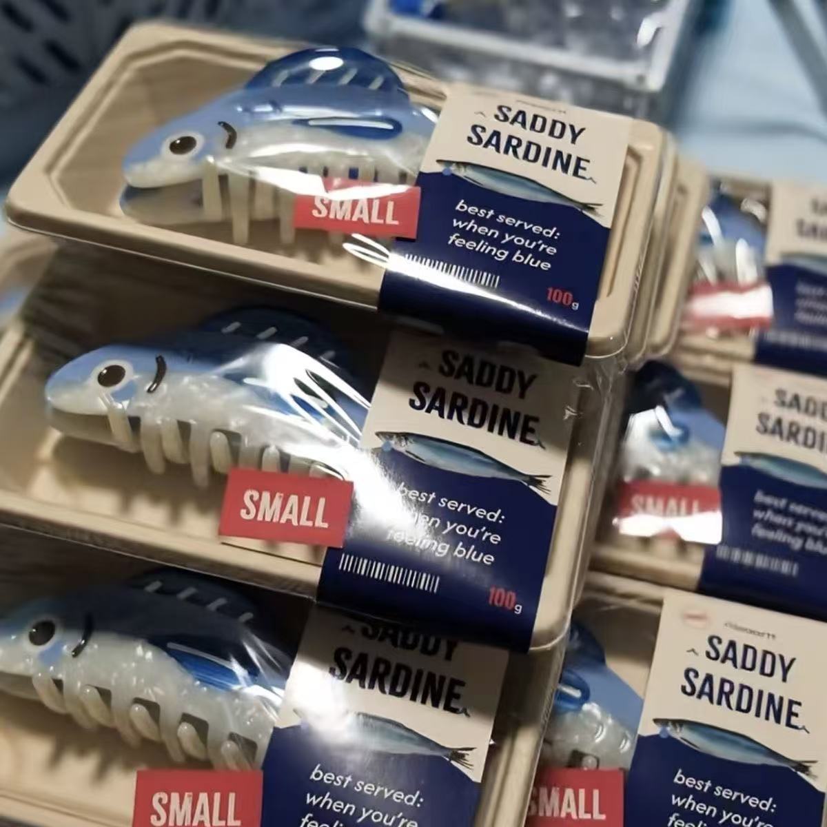 Sardine-Shaped Hair Claw Clip