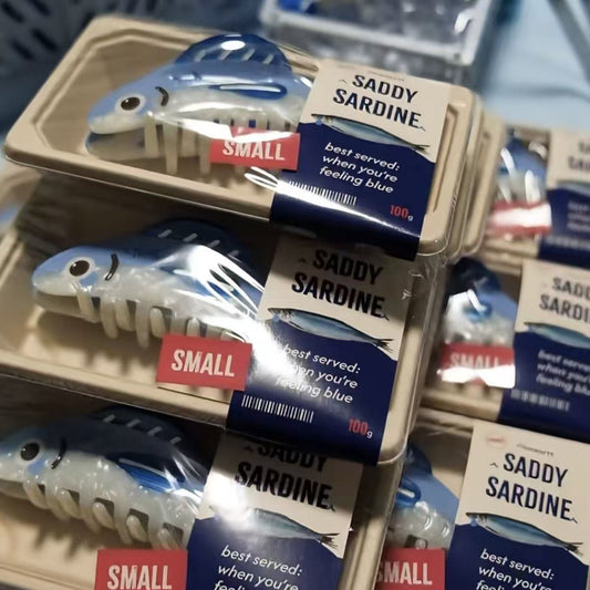 Sardine-Shaped Hair Claw Clip