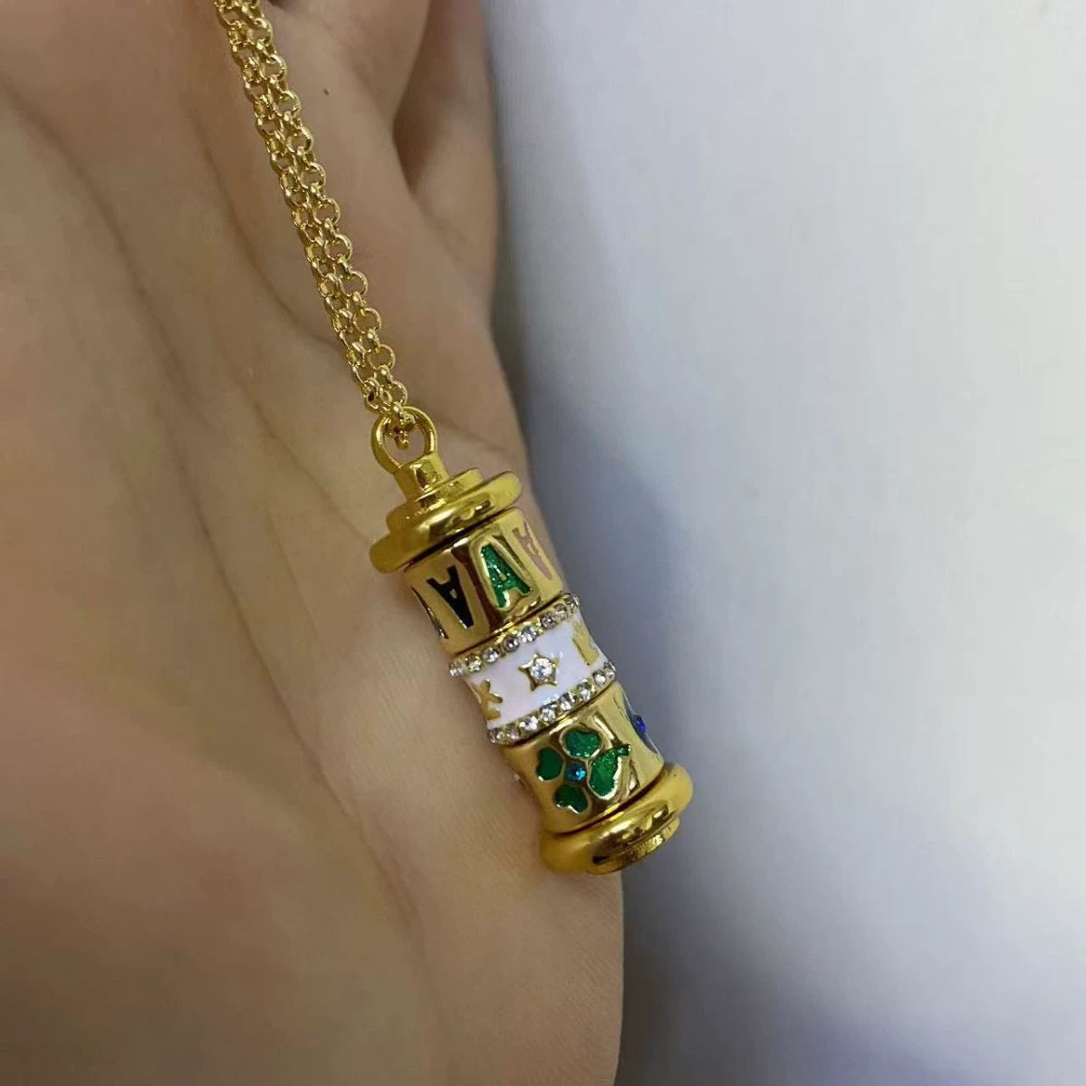 DIY Letter & Zodiac Charm Necklace