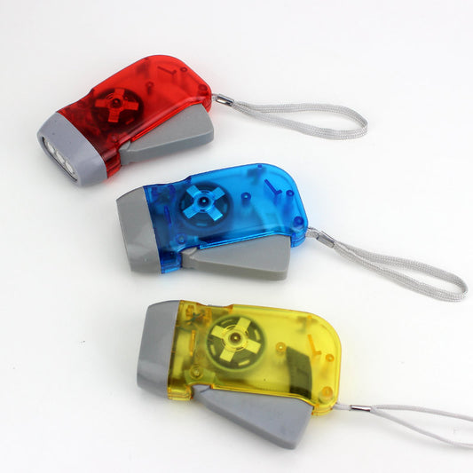 Hand-Powered Dynamo Flashlight