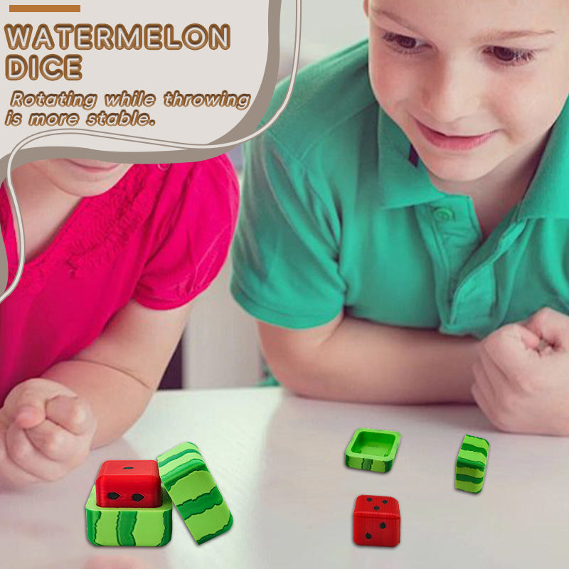 Watermelon-Shaped Game Dice