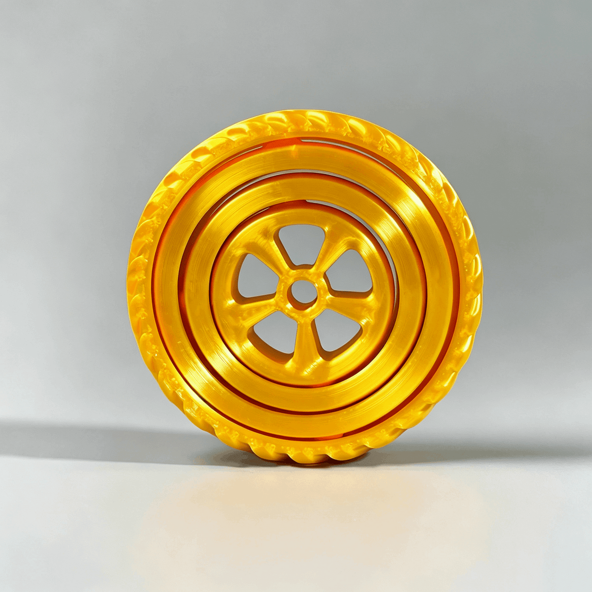 3D-Printed Spiral Star Ring Fidget Toy — Spin, Twist & Keep Your Hands Busy