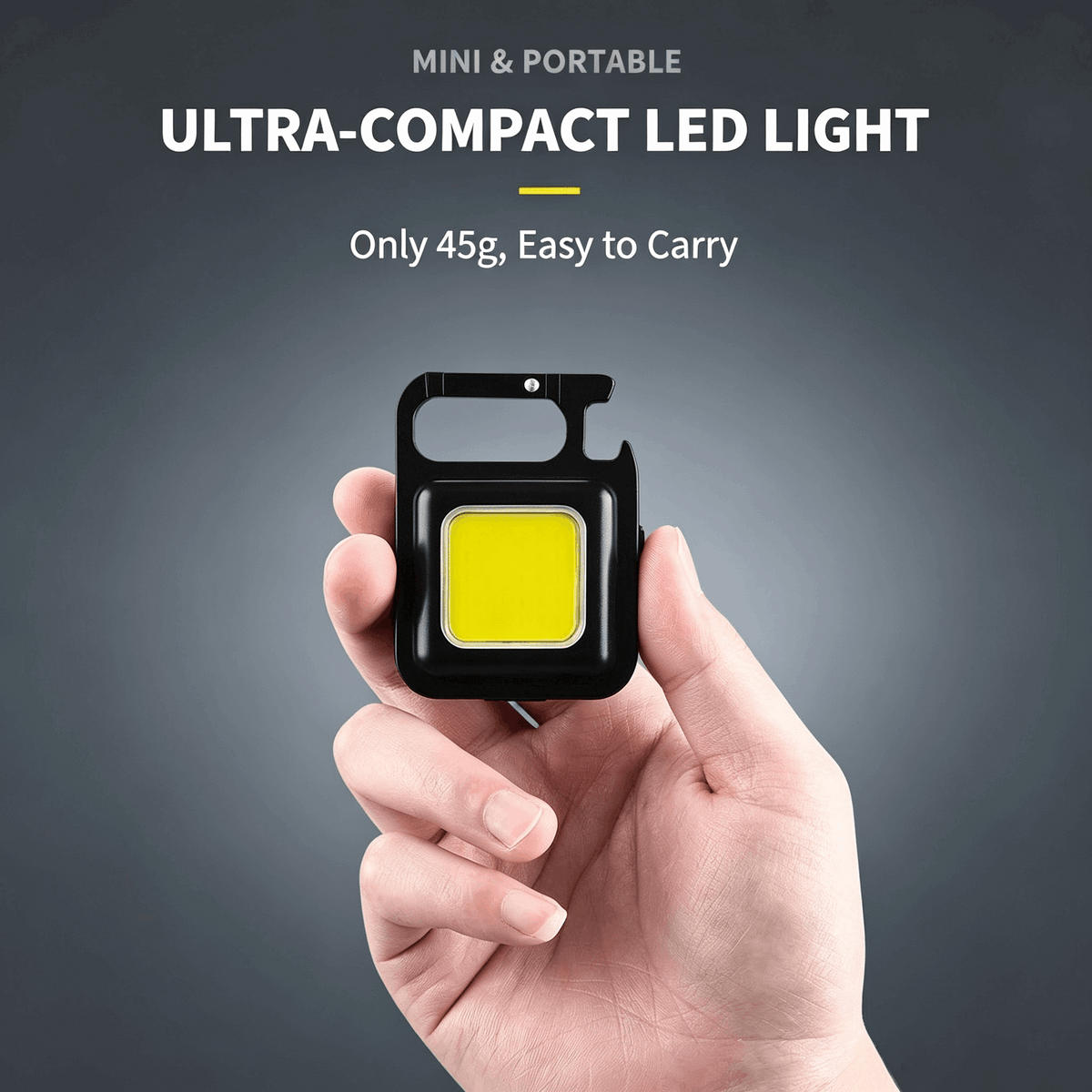 Mini COB Keychain Work Light — A Pocket-Sized Light for Everyday Emergencies