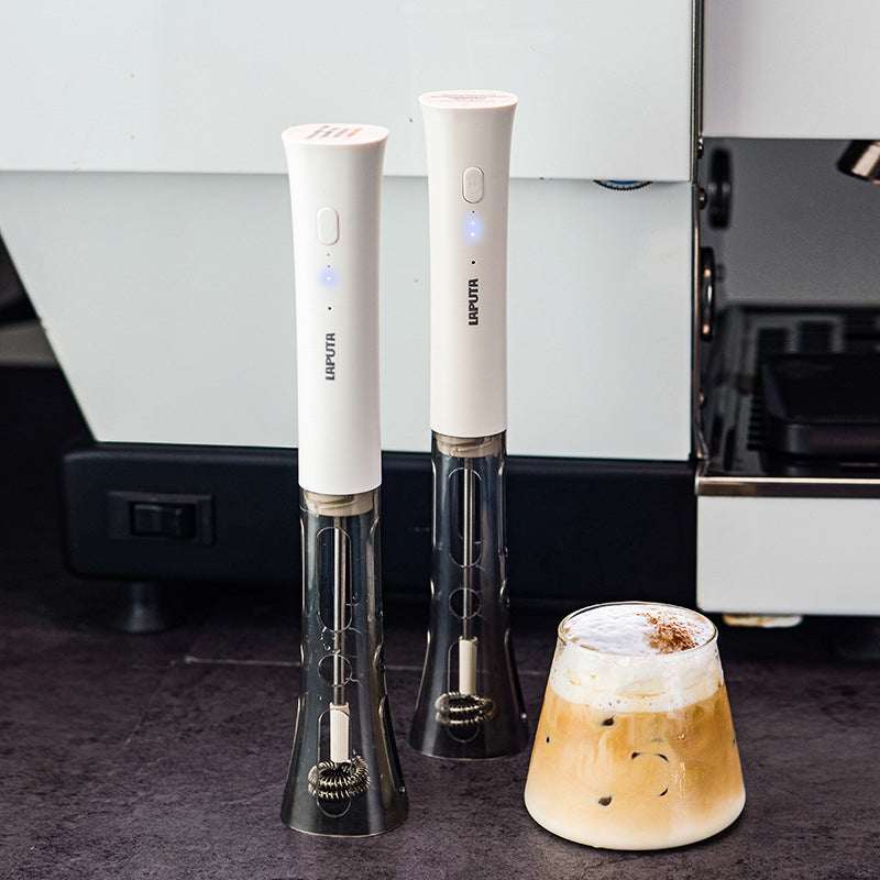 Hands-Free Electric Milk Frother — Make Café-Style Foam Without Holding the Mixer