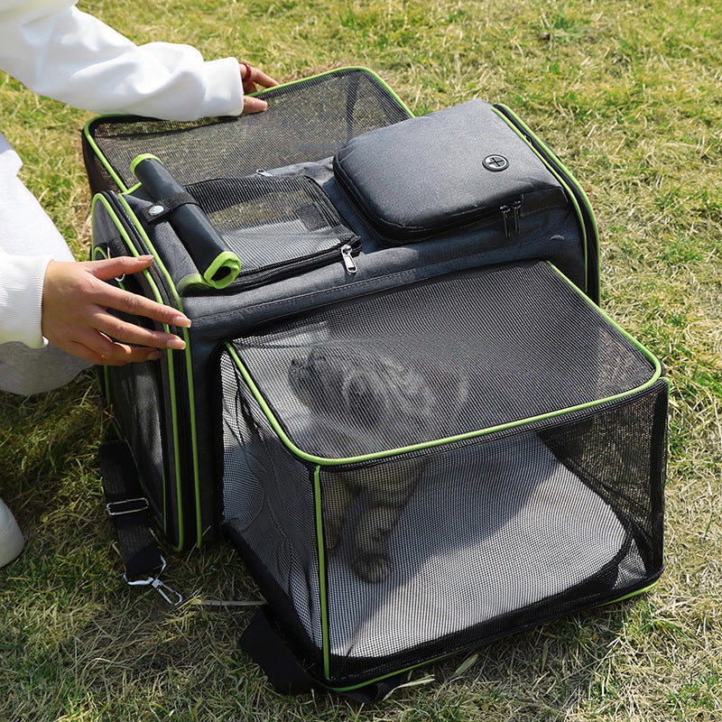 Foldable Cat Carrier Backpack