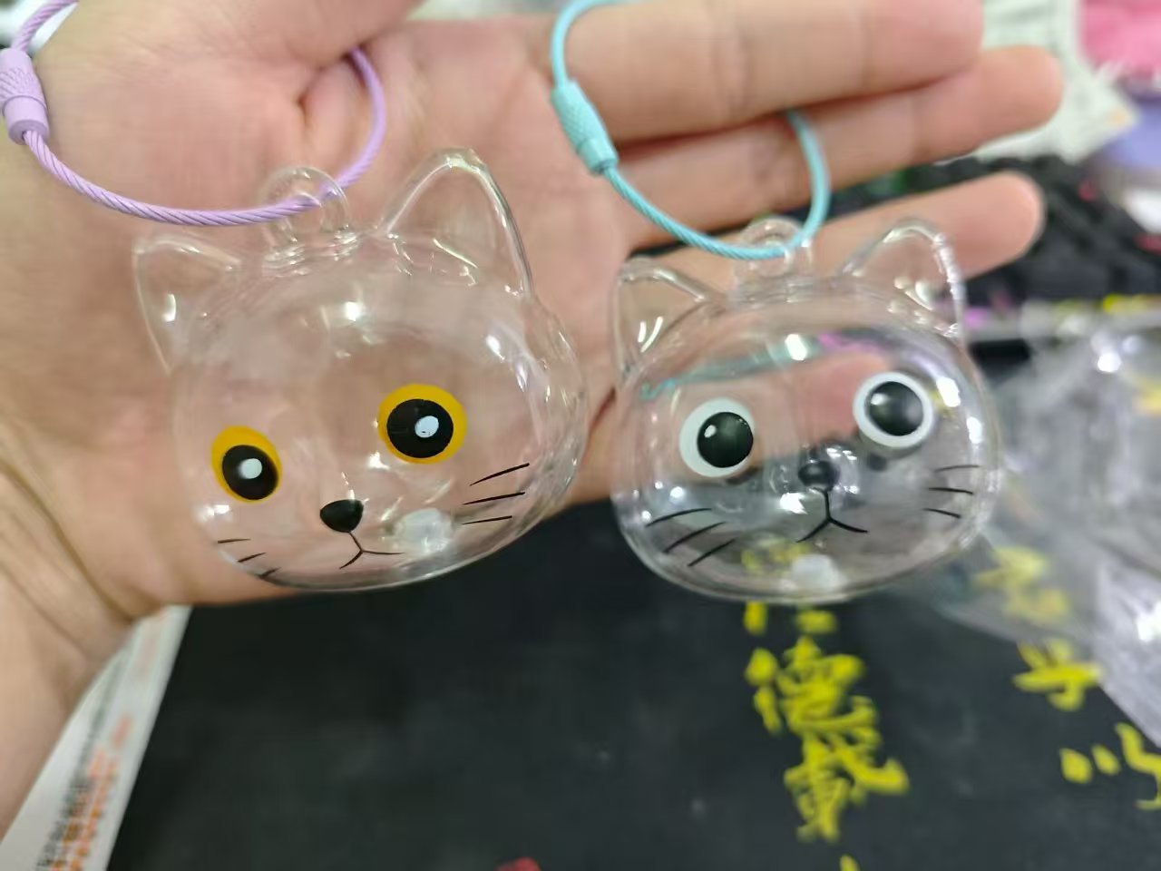 Kitten Hair Keepsake Keychain