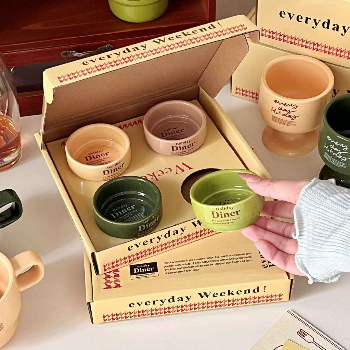 Vintage English Ceramic Mini Bowls — Little Dishes for Butter, Jam & Everyday Extras