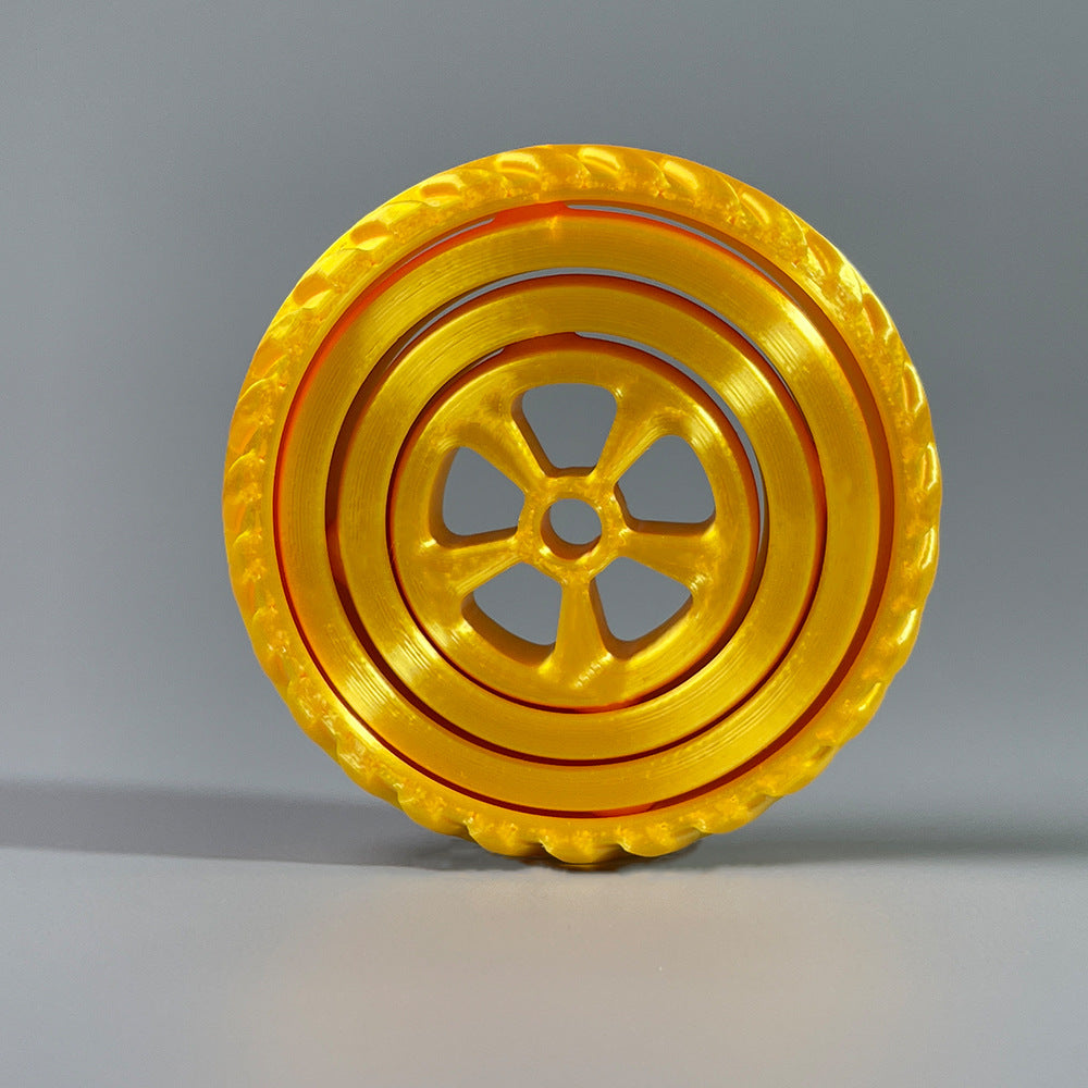 3D Printed Spiral Star Ring