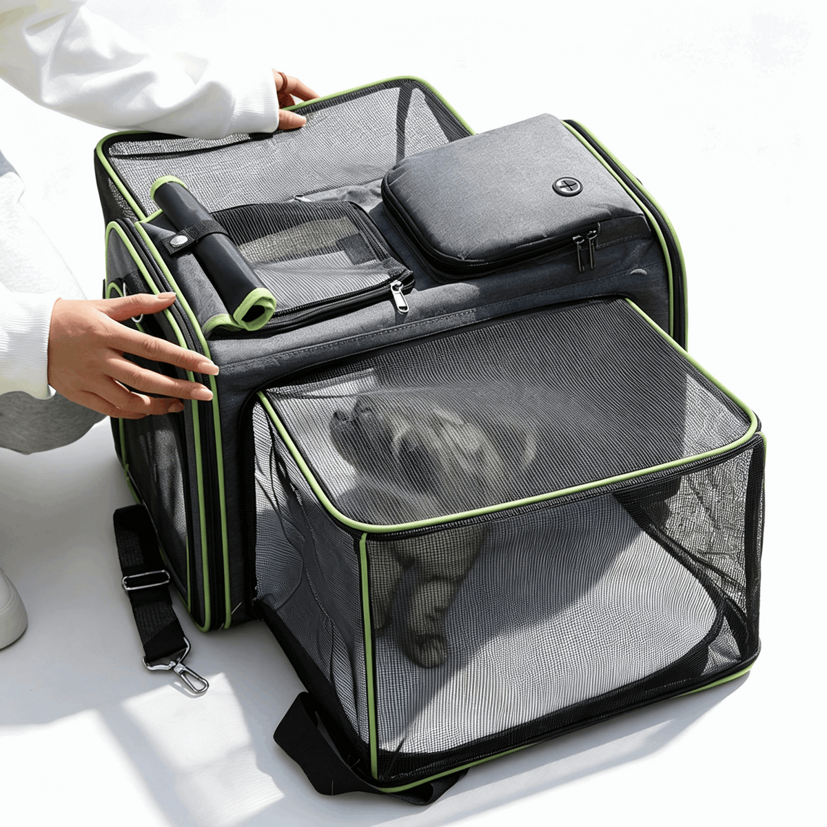 Expandable Pet Travel Carrier — A Roomier Way to Take Your Pet Anywhere