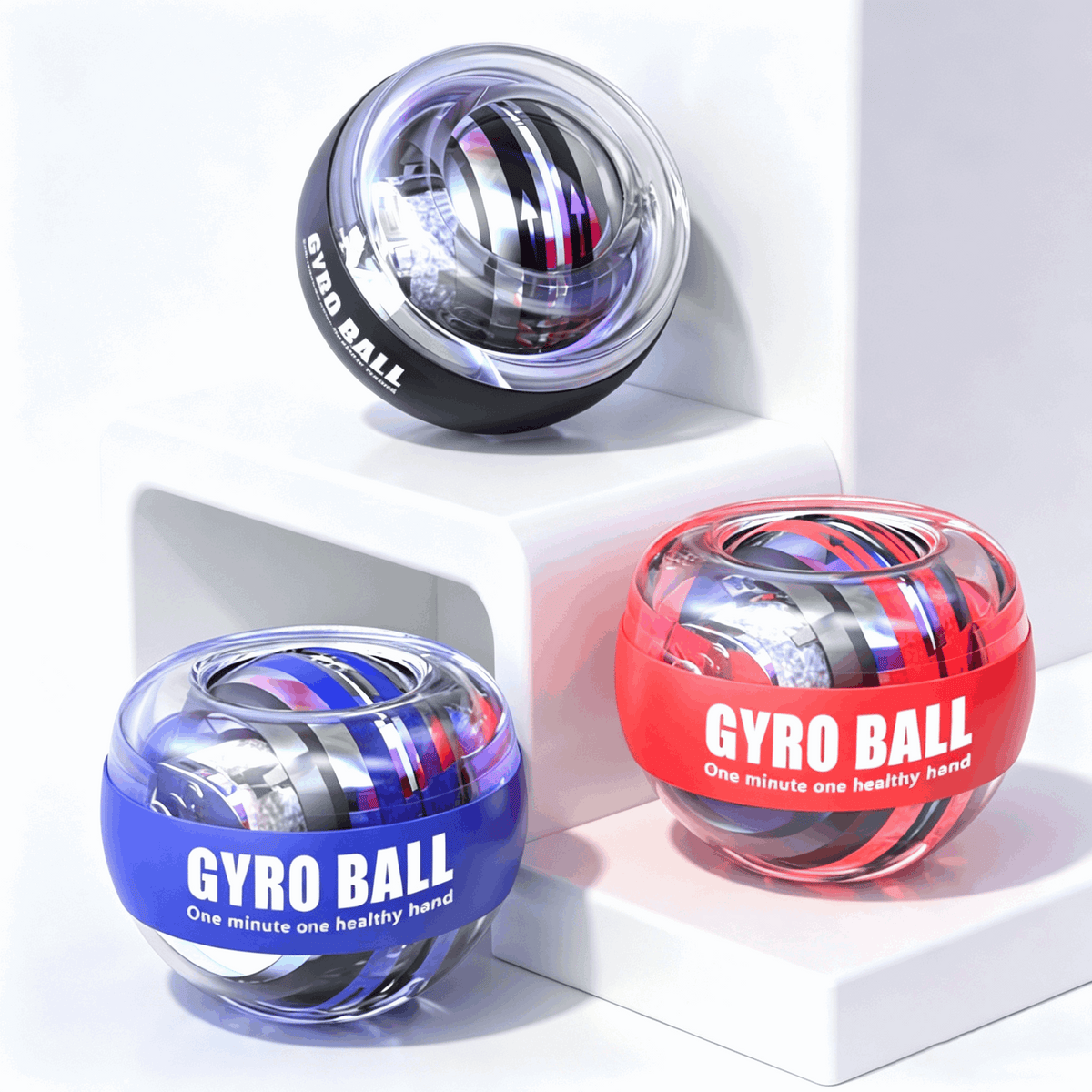 Self-Starting Wrist Power Ball — A Satisfying Spin for Grip, Wrist & Stress Relief