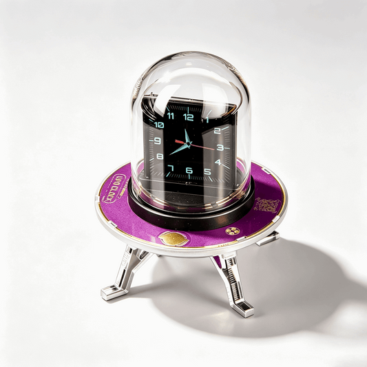 JJ10 UFO-Shaped Multifunction LED Clock