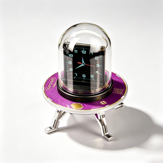 JJ10 UFO-Shaped Multifunction LED Clock