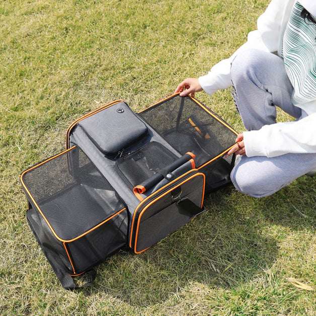 Expandable Pet Travel Carrier — A Roomier Way to Take Your Pet Anywhere