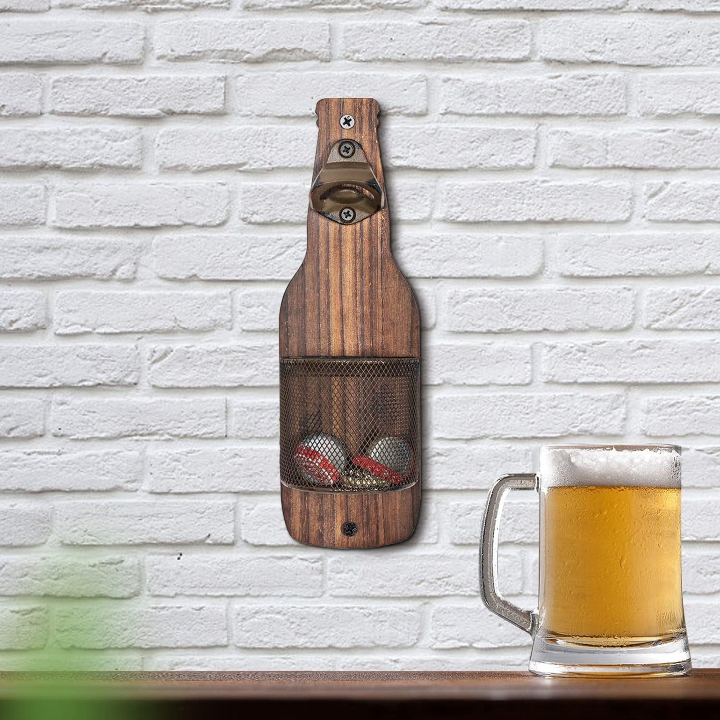 Wall-Mounted Bottle Opener
