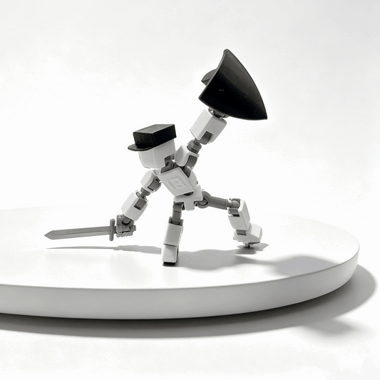 Multi-Jointed 3D-Printed Action Figure — Pose, Play & Customize Your Little Character
